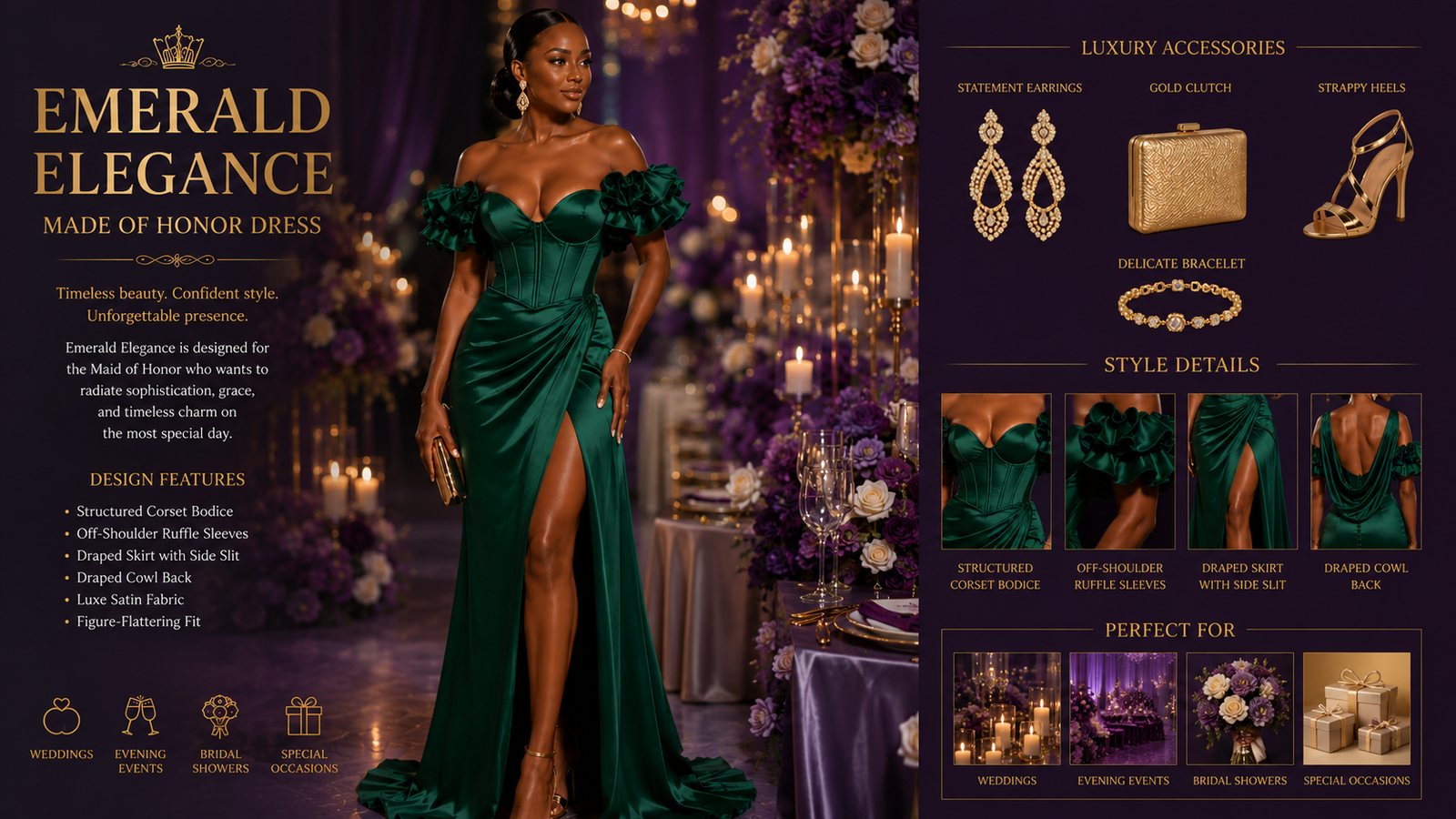 The Ultimate Made of Honor Dress for Timeless Beauty